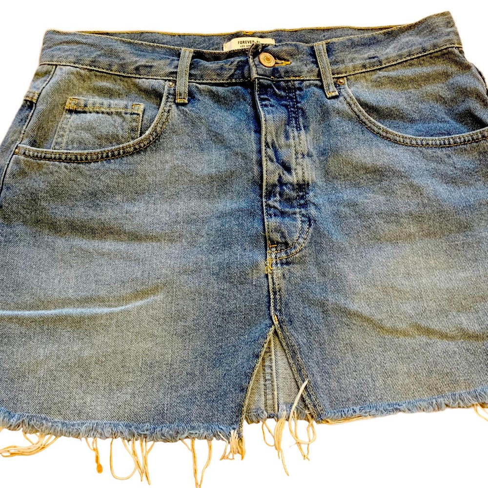 FOREVER21 Denim Mini Skirt